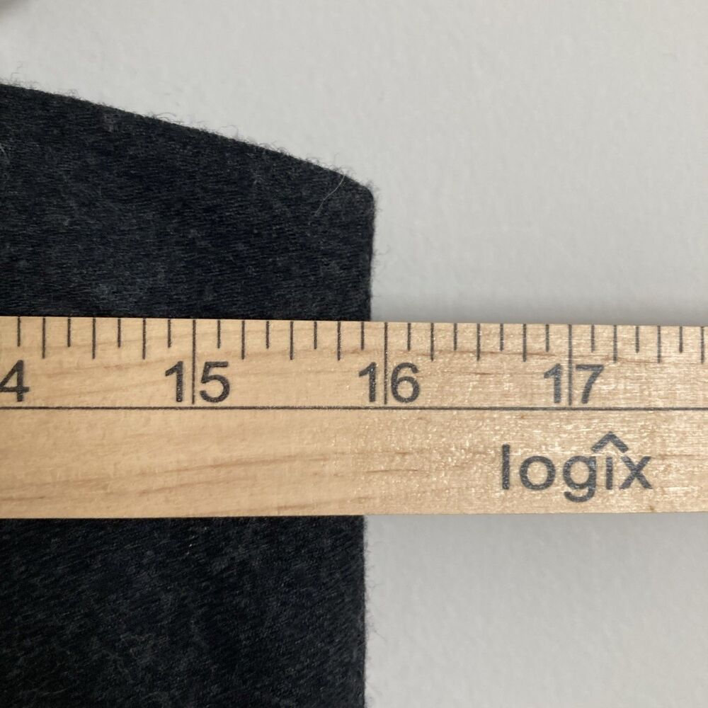 Vintage Talbots Wool Maxi Skirt 14 Fits like 10-12 Women Black Modest Elegant - Picture 3 of 12